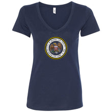 City of Renssealer Seal Women's V-Neck T-Shirt
