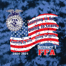 District 1 FFA Tie Dye T-shirt