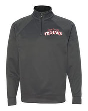 Trojan Text Quarter Zip Pullover